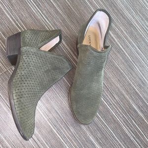 Lucky Brand Olive Booties
